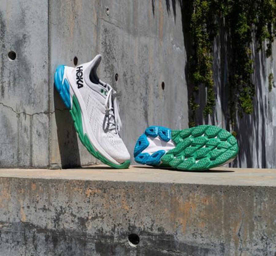 Hoka One One Koşu Ayakkabısı Erkek Beyaz - Clifton Edge - DC4861530